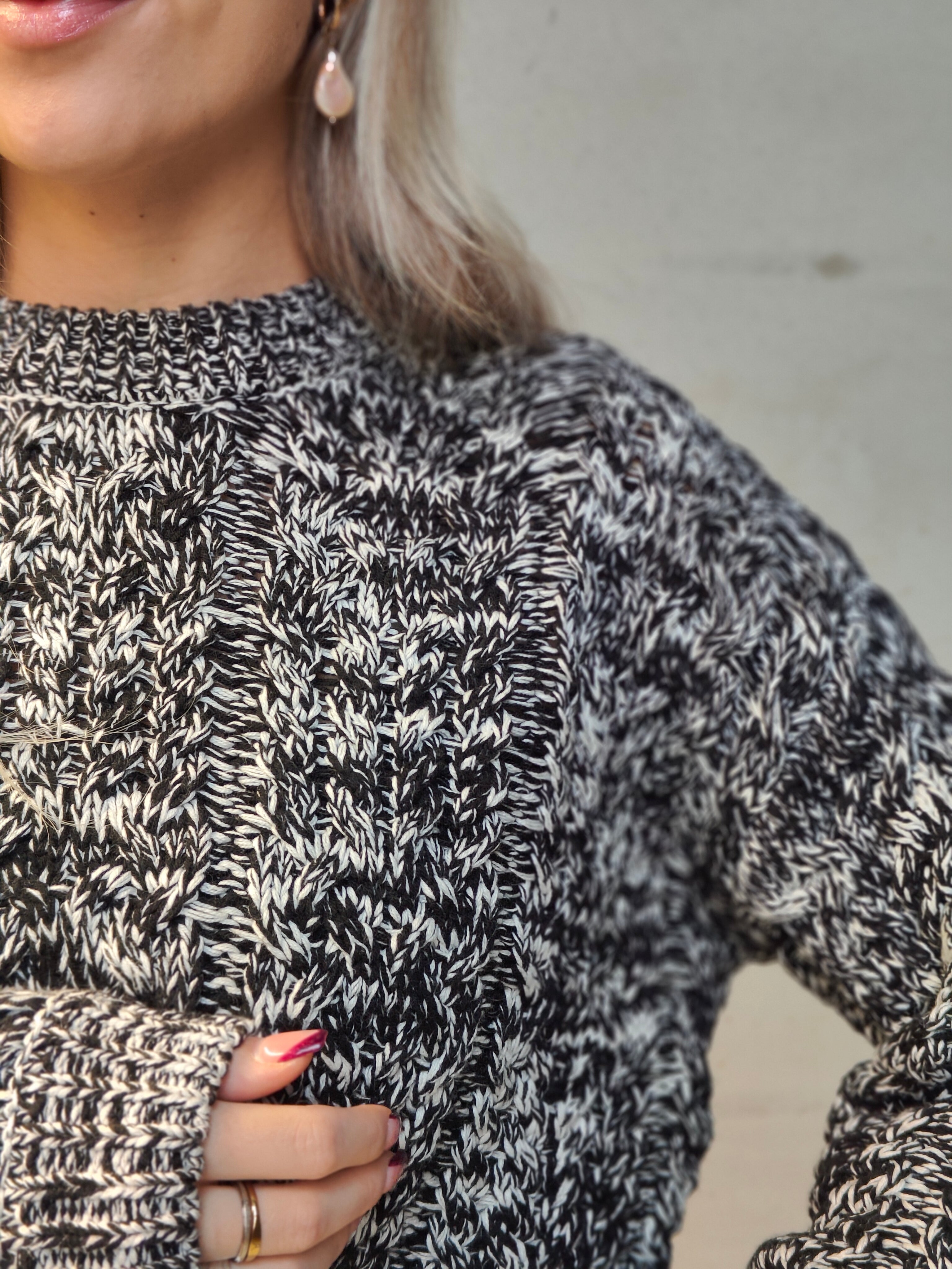 OBJDIDDI Pullover - White Sand
